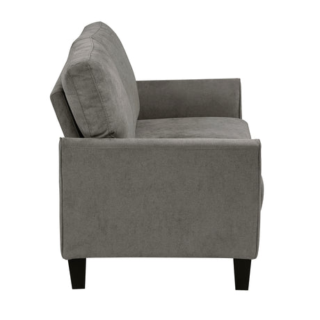 Alina Brownish Gray Loveseat - Ornate Home