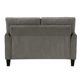Alina Brownish Gray Loveseat - Ornate Home