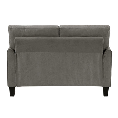 Alina Brownish Gray Loveseat - Ornate Home