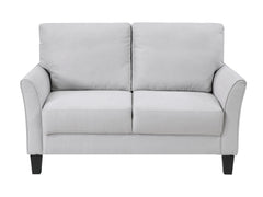 Alina Gray Loveseat - Ornate Home