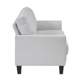 Alina Gray Loveseat - Ornate Home