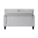 Alina Gray Loveseat - Ornate Home