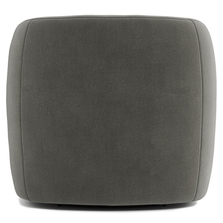 Aline Grey Fabric Swivel Chair - Ornate Home