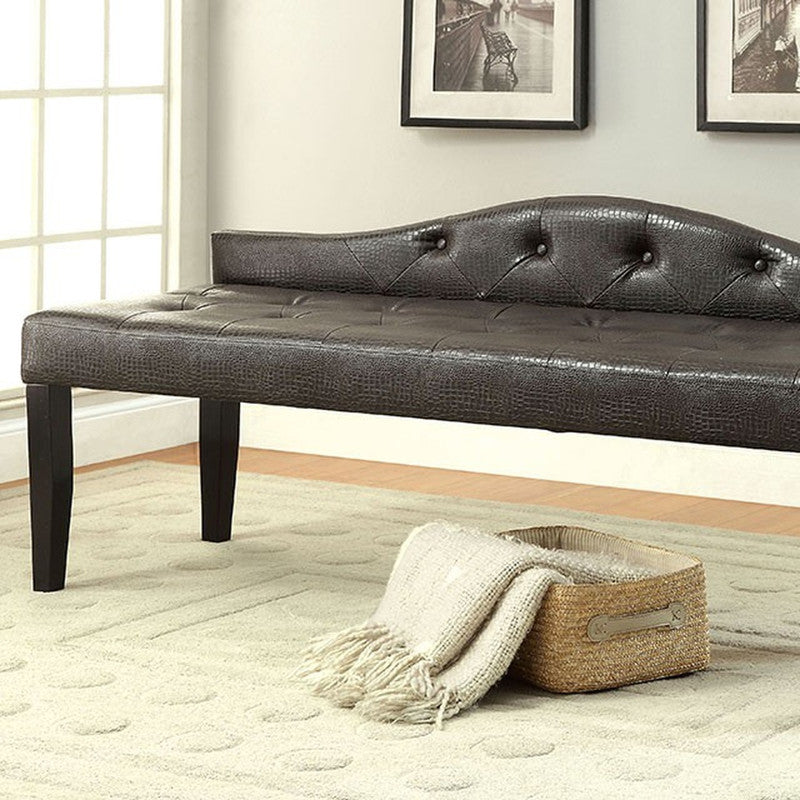 Alipaz Brown Bench - Ornate Home