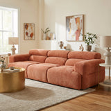Alis Orange Modular Sectional - Ornate Home