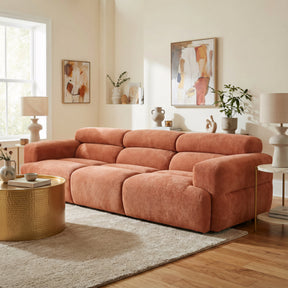 Alis Orange Modular Sectional - Ornate Home