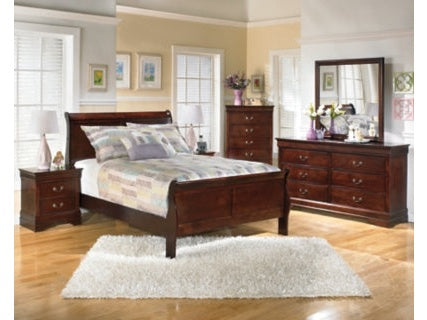 Alisdair Full Sleigh Bedroom Set with Dresser and Mirror - Ornate Home