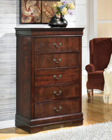 Alisdair Queen Sleigh Bed, Dresser, Mirror, 2 Chests and 2 Nightstands (Online Special Price) - Ornate Home