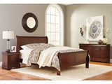 Alisdair Queen Sleigh Bedroom Set with Dresser and Mirror - Ornate Home