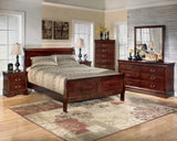 Alisdair Reddish Brown California King Sleigh Bed (Online Special Price) - Ornate Home