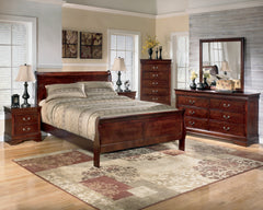 Alisdair Reddish Brown Dresser and Mirror - Ornate Home