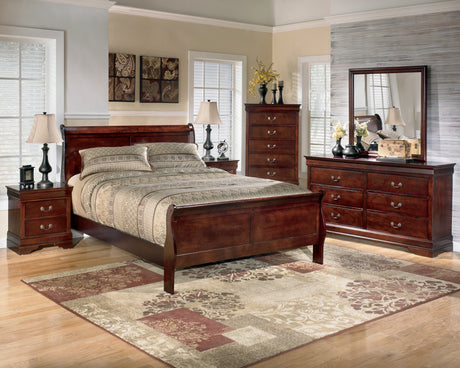 Alisdair Reddish Brown Dresser and Mirror - Ornate Home