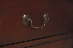 Alisdair Reddish Brown Nightstand - Ornate Home