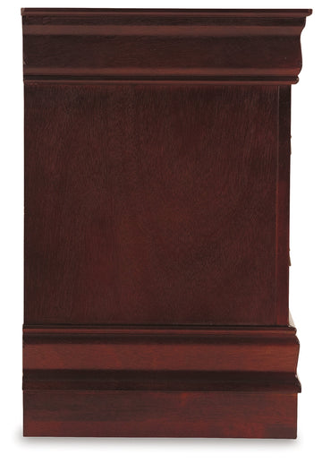 Alisdair Reddish Brown Nightstand - Ornate Home
