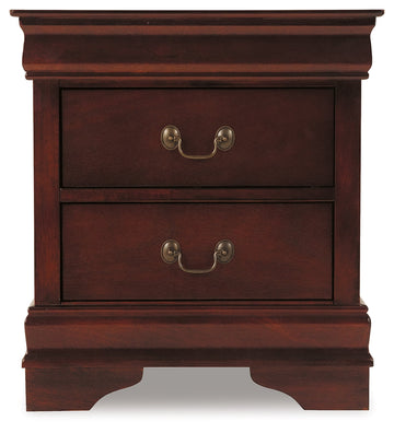 Alisdair Reddish Brown Nightstand - Ornate Home