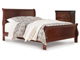 Alisdair Reddish Brown Queen Sleigh Bedroom Set with Chest (Online Special Price) - Ornate Home