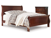 Alisdair Reddish Brown Queen Sleigh Bedroom Set with Chest (Online Special Price) - Ornate Home