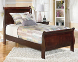 Alisdair Reddish Brown Twin Sleigh Bed (Online Special Price) - Ornate Home