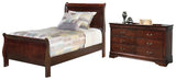 Alisdair Twin Sleigh Bedroom Set with Dresser - Ornate Home