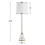 Alistair Brass Buffet Lamp - Ornate Home