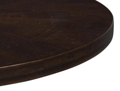 Alister Brown Round End Table - Ornate Home