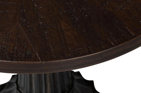 Alister Brown Round End Table - Ornate Home