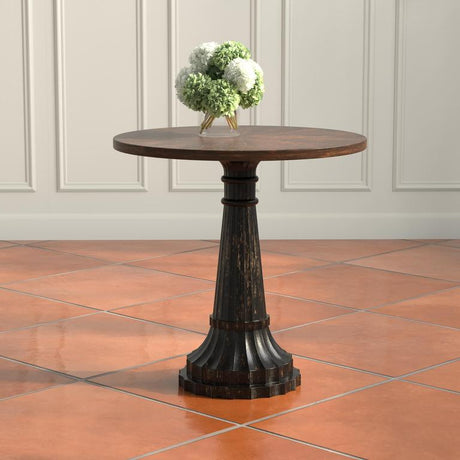 Alister Brown Round End Table - Ornate Home