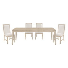 Alita Beige 5pc Dining Set - Ornate Home