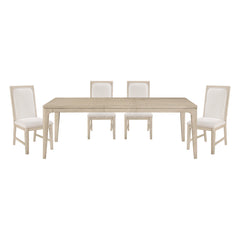 Alita Beige 5pc Dining Set - Ornate Home