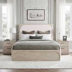 Alita Beige California King Bed - Ornate Home