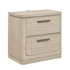 Alita Beige Nightstand - Ornate Home