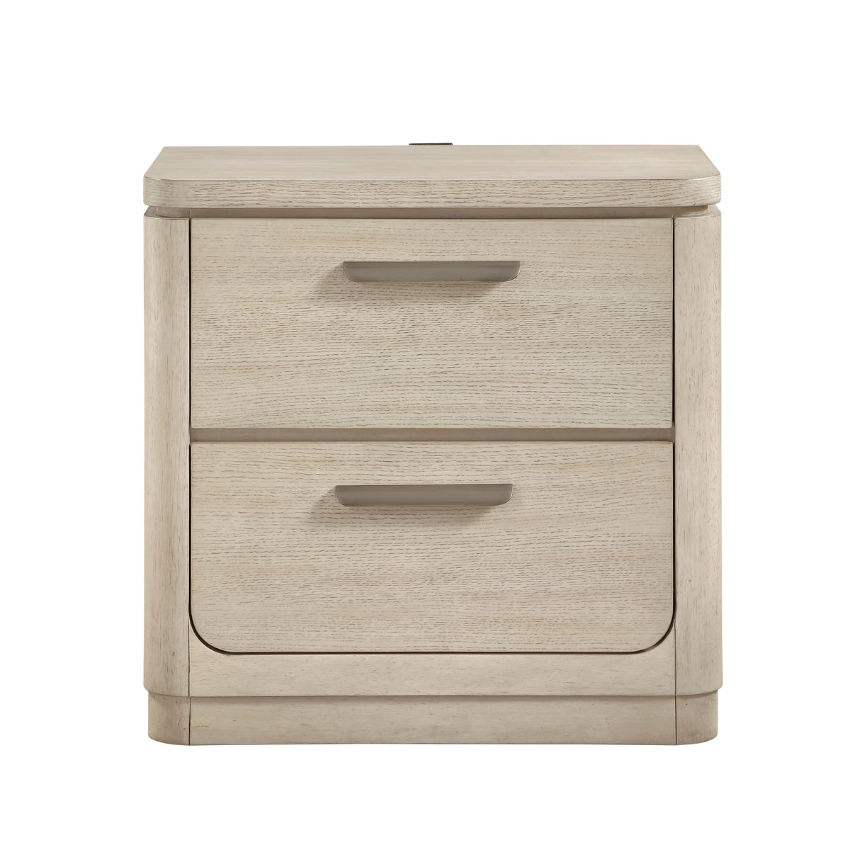 Alita Beige Nightstand - Ornate Home