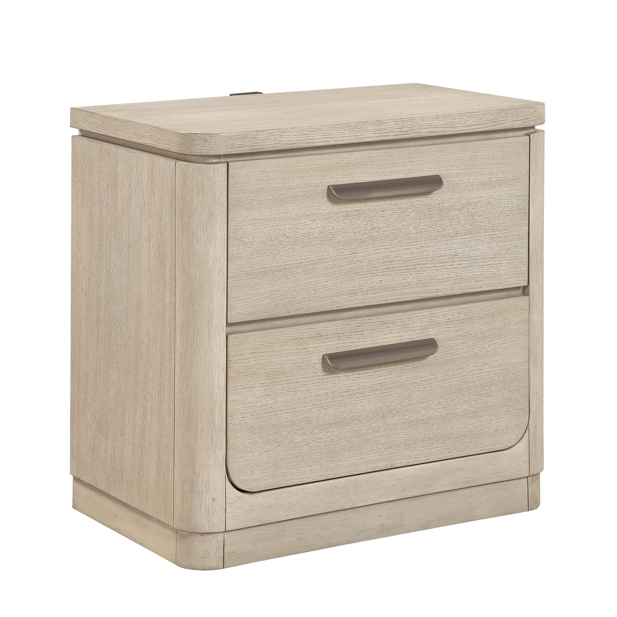 Alita Beige Nightstand - Ornate Home