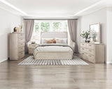 Alita Beige Nightstand - Ornate Home