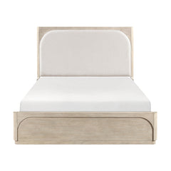 Alita Beige Queen Bed - Ornate Home
