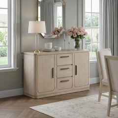 Alita Beige Server - Ornate Home