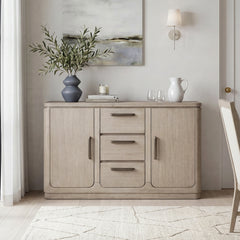 Alita Beige Server - Ornate Home