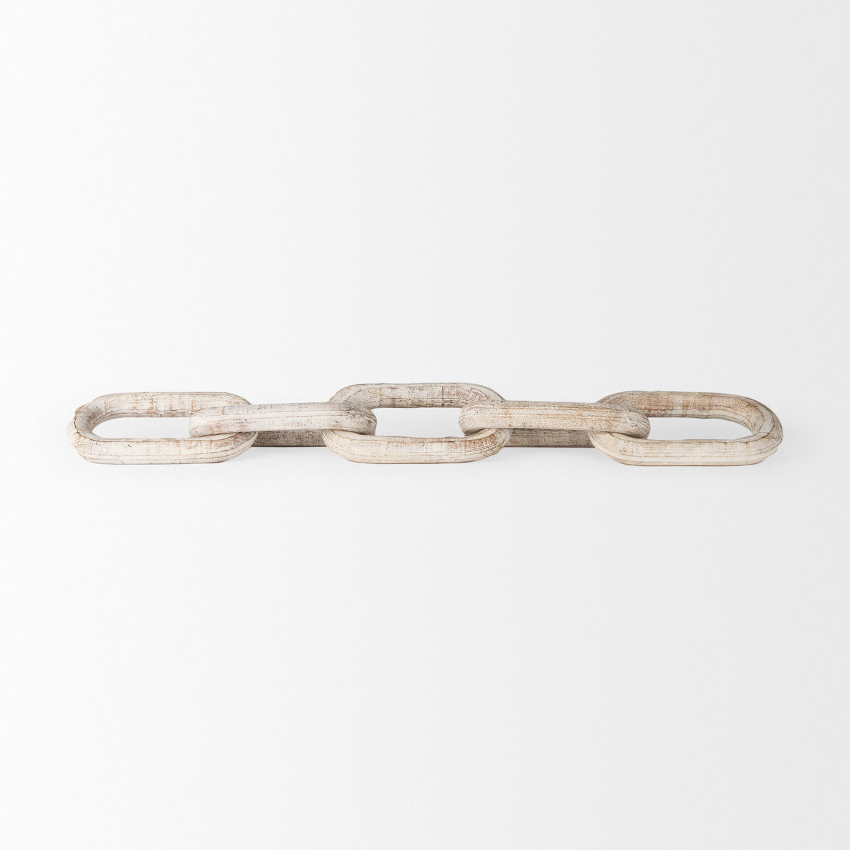 Alix Beige Wooden Link Chain Decorative Object - Ornate Home