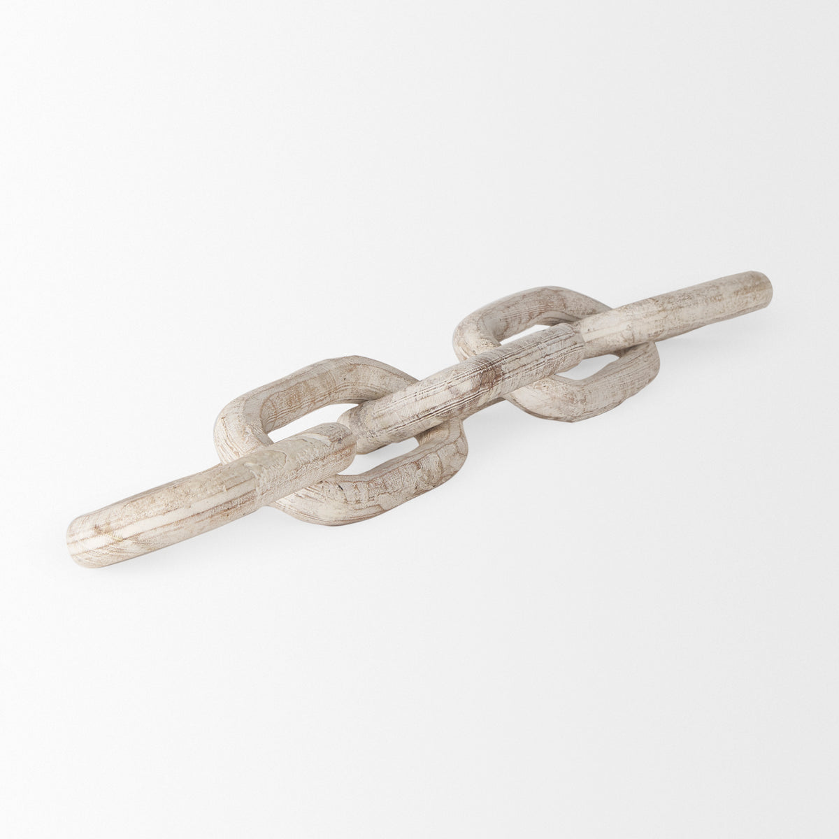 Alix Beige Wooden Link Chain Decorative Object - Ornate Home