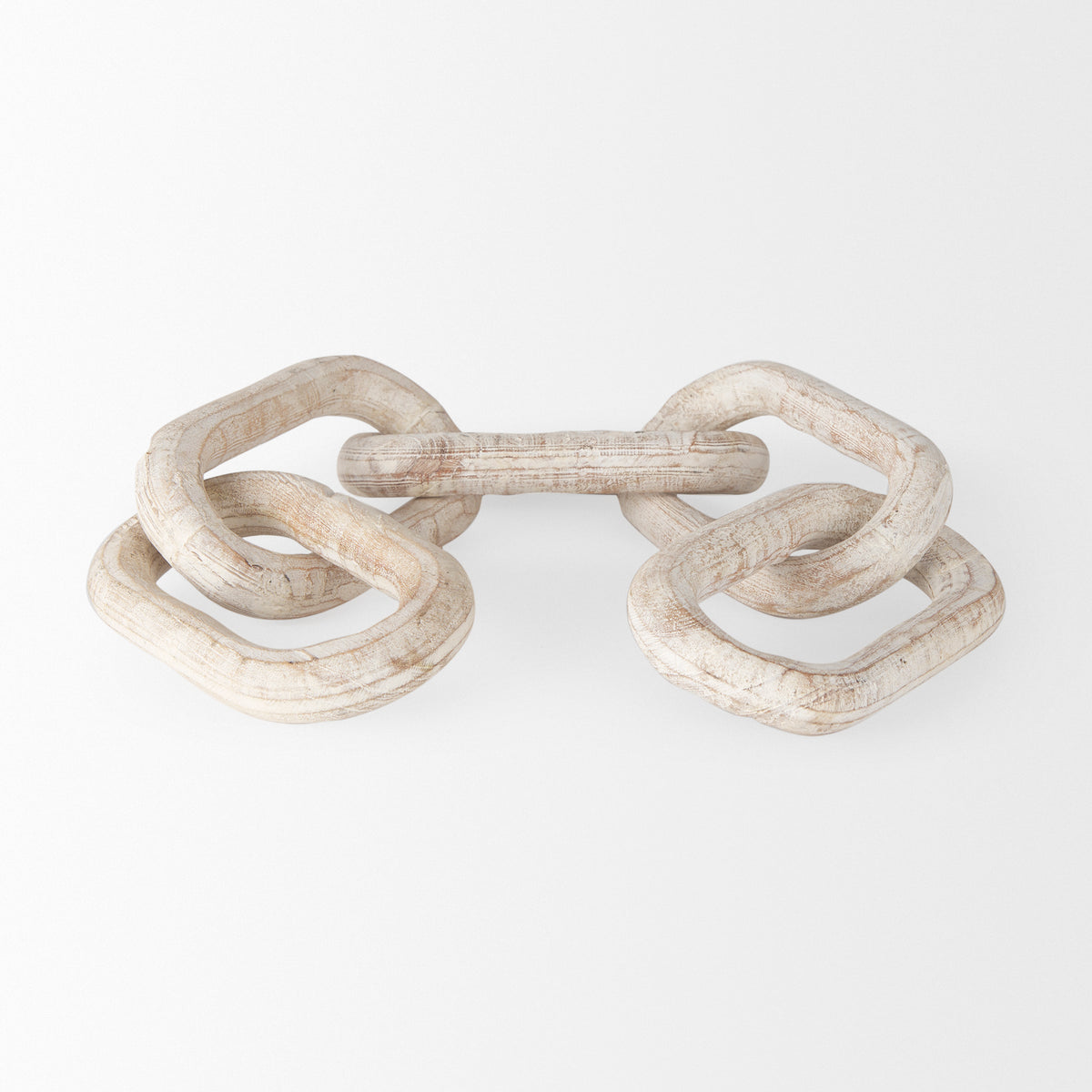 Alix Beige Wooden Link Chain Decorative Object - Ornate Home