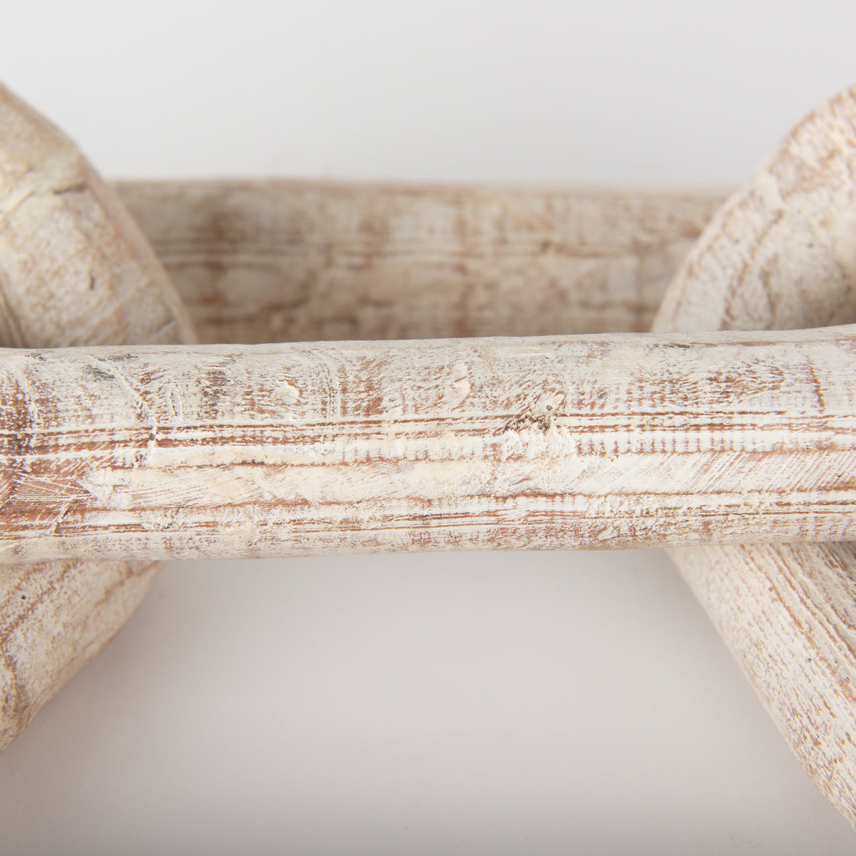 Alix Beige Wooden Link Chain Decorative Object - Ornate Home