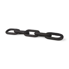 Alix Black Wood Link Chain Decorative Object - Ornate Home