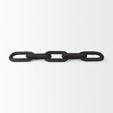 Alix Black Wood Link Chain Decorative Object - Ornate Home