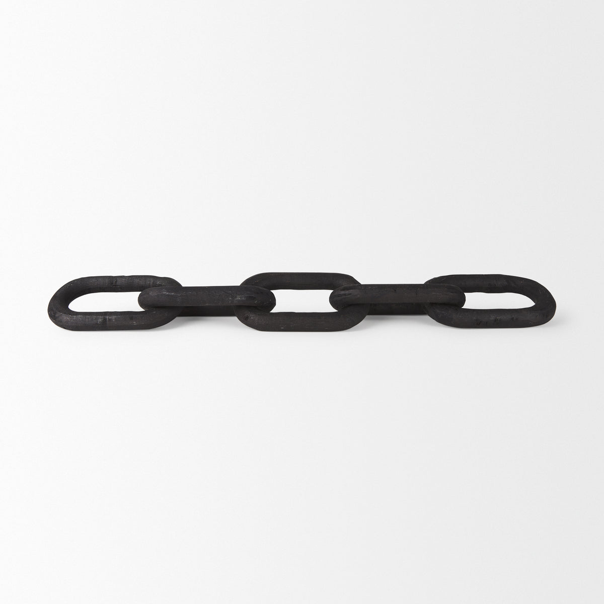 Alix Black Wood Link Chain Decorative Object - Ornate Home