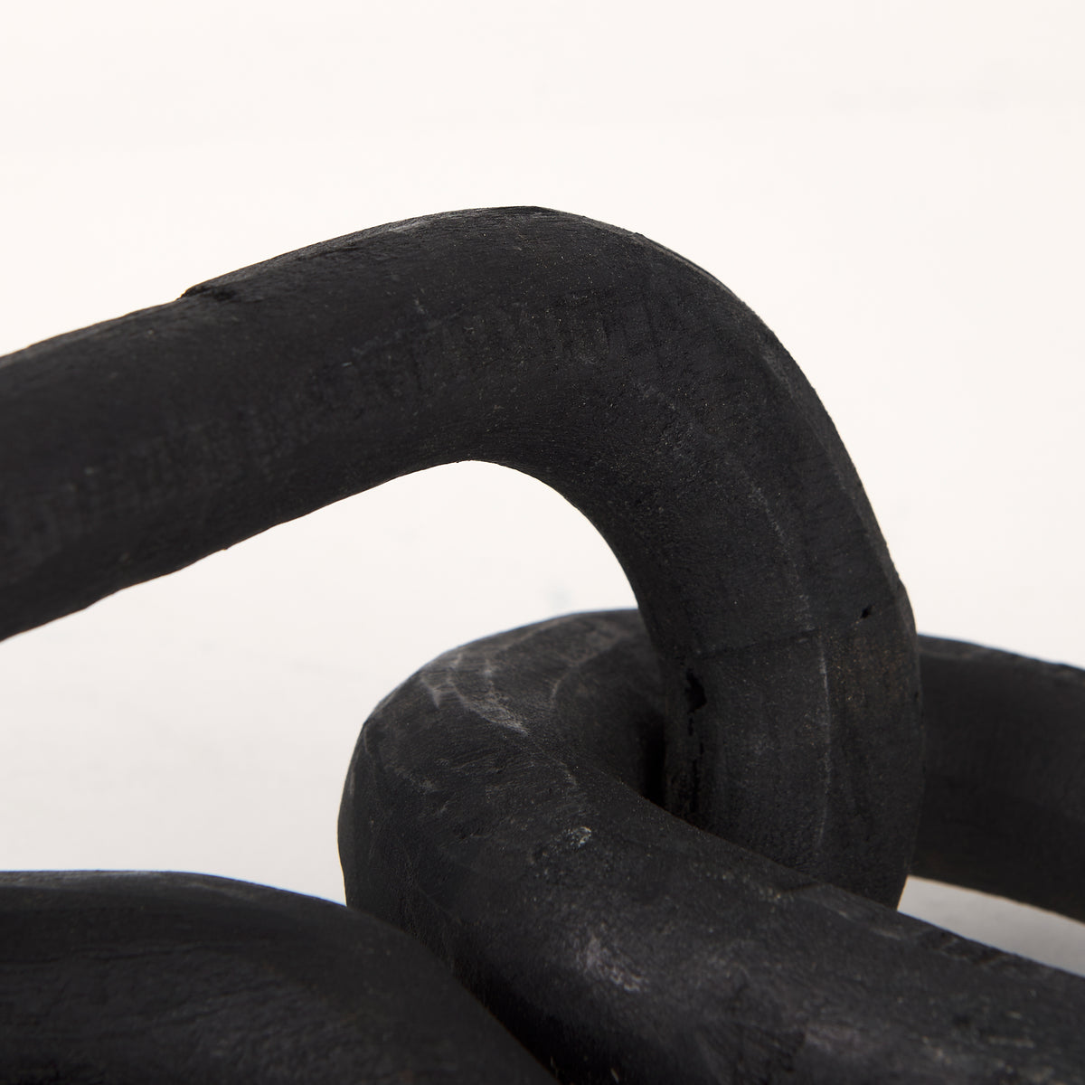Alix Black Wood Link Chain Decorative Object - Ornate Home
