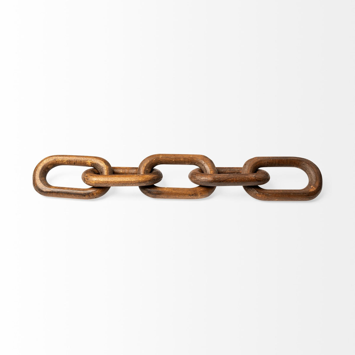 Alix Brown Wooden Hand-Made 5 Link Chain - Ornate Home