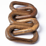 Alix Brown Wooden Hand-Made 5 Link Chain - Ornate Home