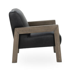 Aliza Black Accent Chair