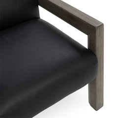 Aliza Black Accent Chair