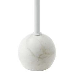 Aliza Round White Marble Side Table - Ornate Home
